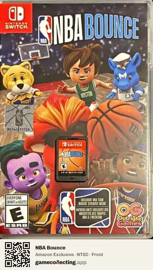 NBA Bounce Nintendo Switch, NTSC box front