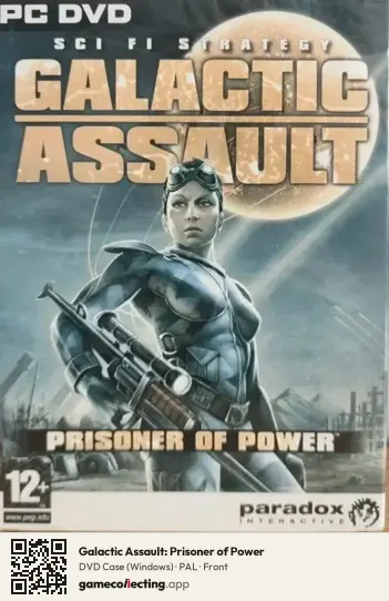 Galactic Assault: Prisoner of Power Computer, PAL box front