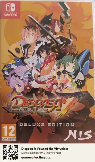 Disgaea 7: Vows of the Virtueless Nintendo Switch, Italy box front