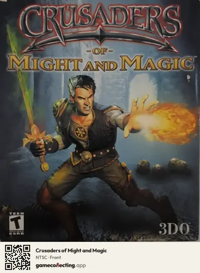 Crusaders of Might and Magic Computer, NTSC box front
