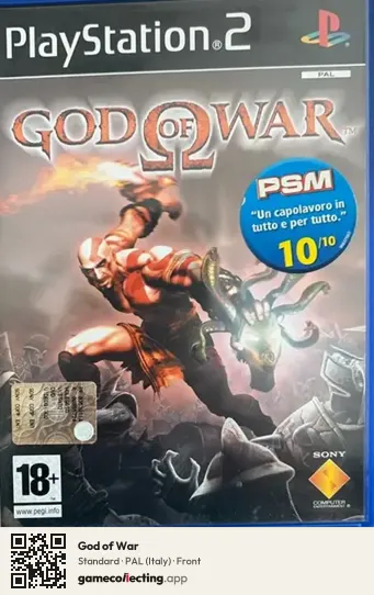 God of War PlayStation 2, Italy box front