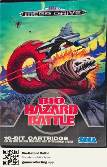 Bio-Hazard Battle Sega Mega Drive / Genesis, PAL box front