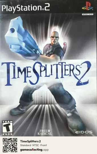 TimeSplitters 2 PlayStation 2, NTSC box front