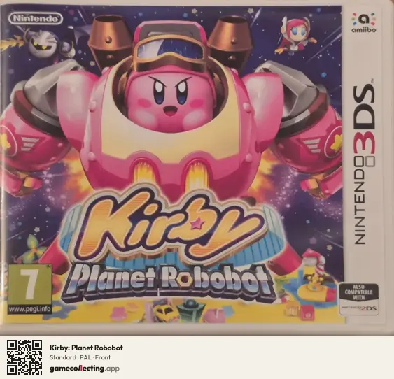 Kirby: Planet Robobot Nintendo 3DS, PAL box front