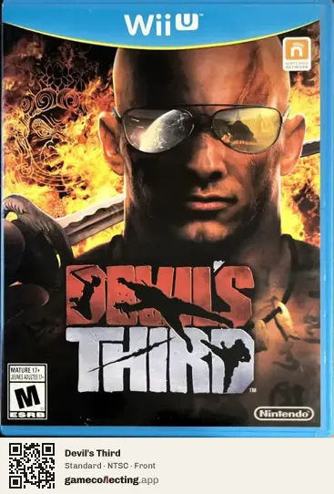 Devil's Third Nintendo Wii U, NTSC box front