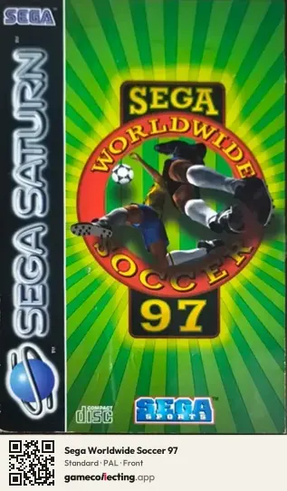 Sega Worldwide Soccer 97 Sega Saturn, PAL box front