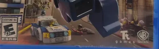 LEGO City Undercover, the ESRB box on its front