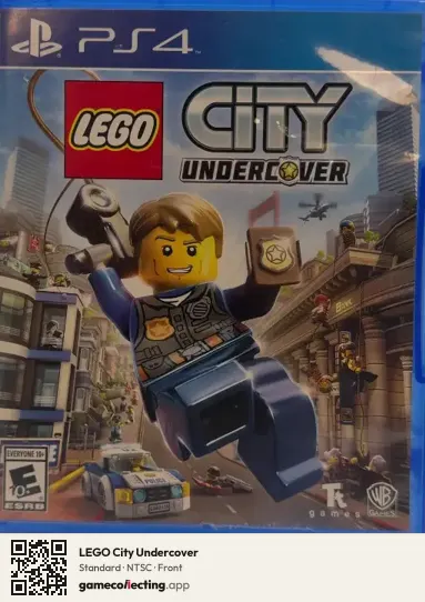 LEGO City Undercover PlayStation 4, NTSC box front