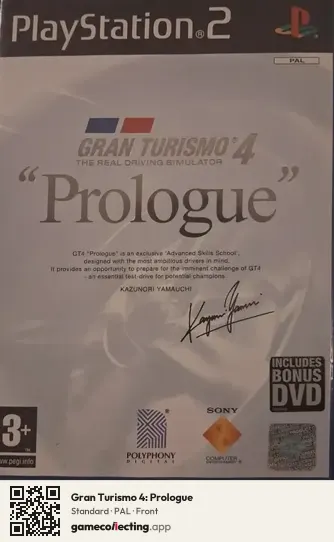 Gran Turismo 4: Prologue PlayStation 2, PAL box front