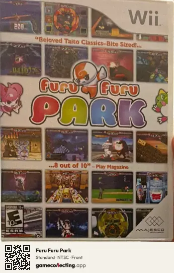 Furu Furu Park Nintendo Wii, NTSC box front