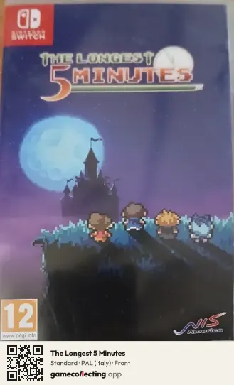 The Longest 5 Minutes Nintendo Switch, Italy box front
