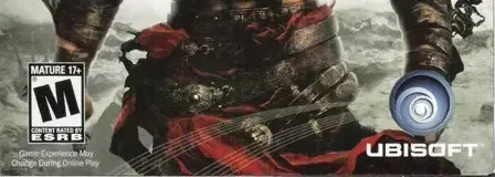 Prince of Persia: Warrior Within, the ESRB box on its front
