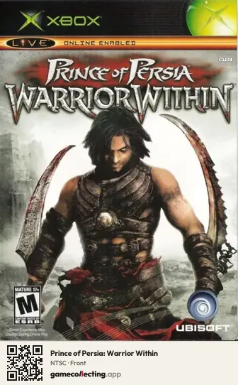Prince of Persia: Warrior Within Xbox, NTSC box front