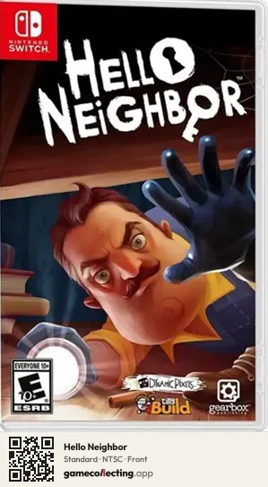 Hello Neighbor Nintendo Switch, NTSC box front