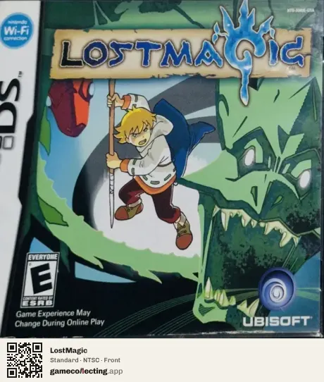 LostMagic Nintendo DS, NTSC box front