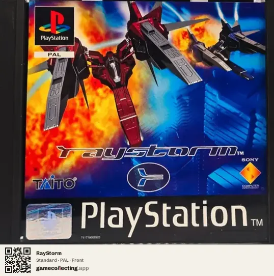 RayStorm PlayStation, PAL box front