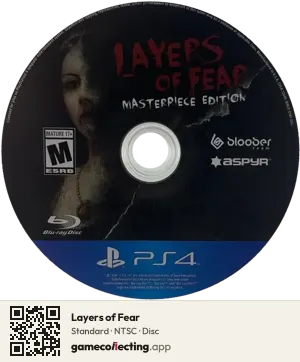 Layers of Fear PlayStation 4, NTSC disc