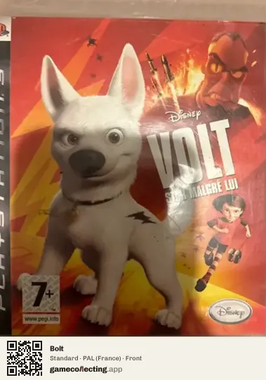 Bolt PlayStation 3, France box front