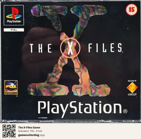 The X-Files Game PlayStation, PAL box front