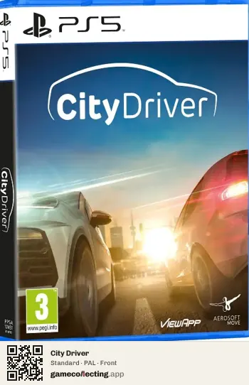 City Driver PlayStation 5, PAL box front