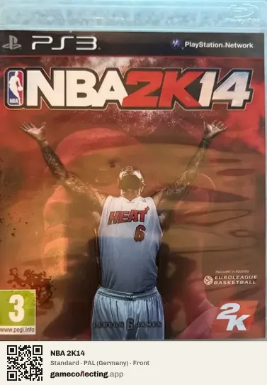 NBA 2K14 PlayStation 3, Germany box front