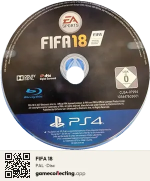 FIFA 18 PlayStation 4, PAL disc