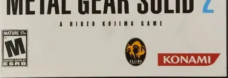 Metal Gear Solid 2: Substance, the ESRB box on its front
