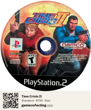 Time Crisis II PlayStation 2, NTSC disc