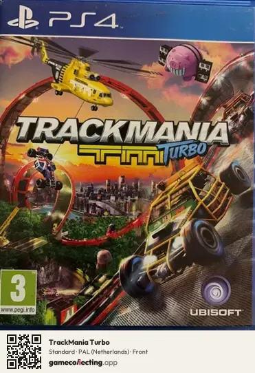 TrackMania Turbo PlayStation 4, Netherlands box front