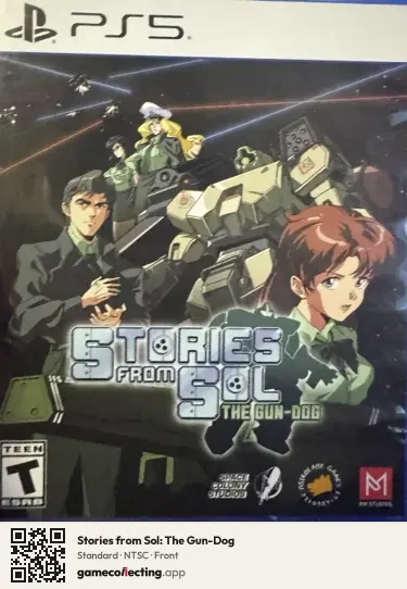 Stories from Sol: The Gun-Dog PlayStation 5, NTSC box front