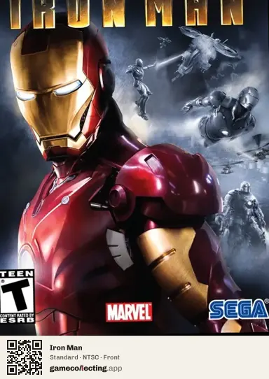 Iron Man PlayStation 3, NTSC box front
