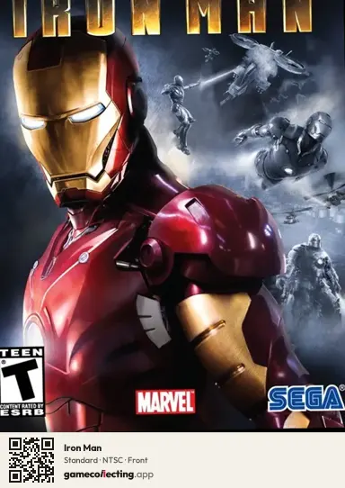 Iron Man PlayStation 3, NTSC box front