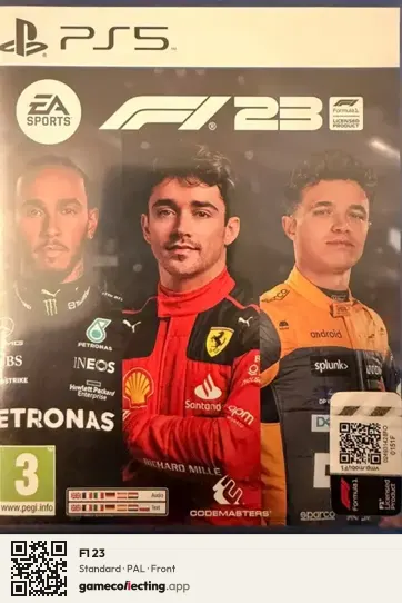 F1 23 PlayStation 5, PAL box front