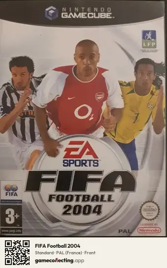 FIFA Football 2004 Nintendo GameCube, France box front