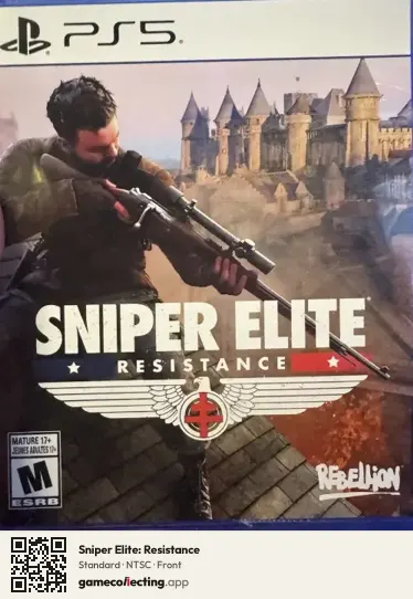 Sniper Elite: Resistance PlayStation 5, NTSC box front
