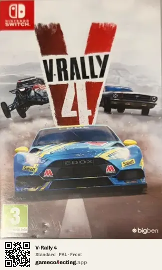 V-Rally 4 Nintendo Switch, PAL box front