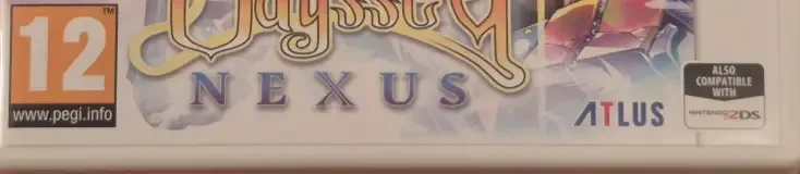 Etrian Odyssey Nexus, the USK square on its front