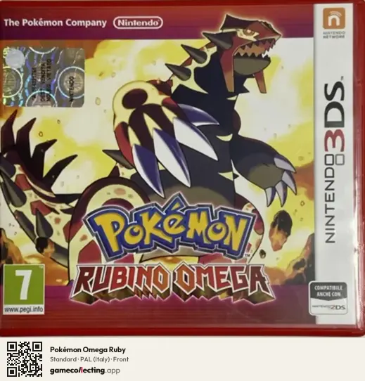 Pokémon Omega Ruby Nintendo 3DS, Italy box front