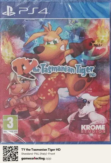 TY the Tasmanian Tiger HD PlayStation 4, Italy box front
