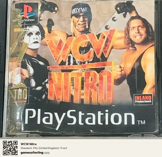 WCW Nitro PlayStation, United Kingdom box front