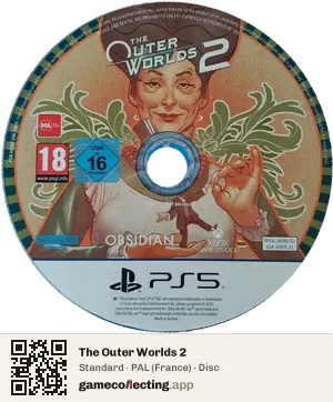 The Outer Worlds 2 PlayStation 5, PAL disc