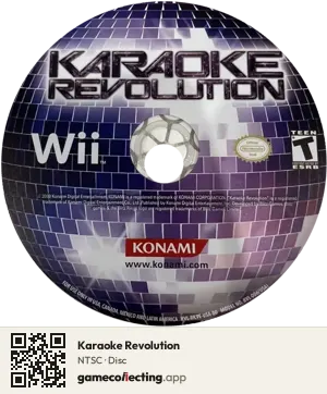 Karaoke Revolution Nintendo Wii, NTSC disc