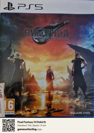 Final Fantasy VII Rebirth PlayStation 5, Spain box front