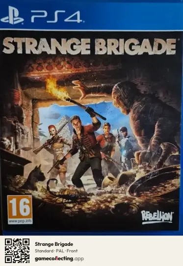 Strange Brigade PlayStation 4, PAL box front