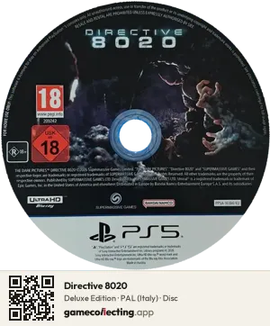 Directive 8020 PlayStation 5, PAL disc