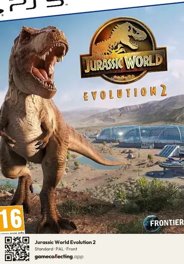 Jurassic World Evolution 2 PlayStation 5, PAL box front