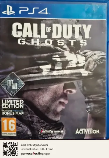 Call of Duty: Ghosts PlayStation 4, PAL box front