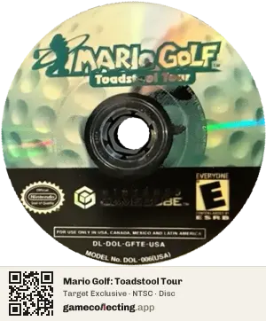 Mario Golf: Toadstool Tour Nintendo GameCube, NTSC disc