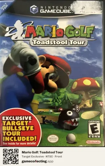 Mario Golf: Toadstool Tour Nintendo GameCube, NTSC box front