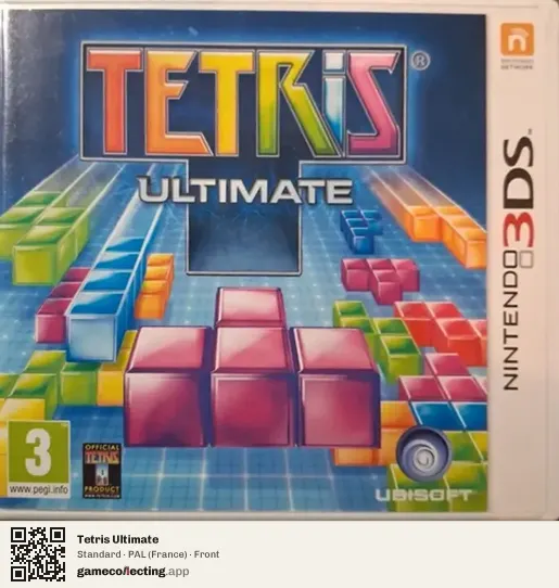 Tetris Ultimate Nintendo 3DS, France box front